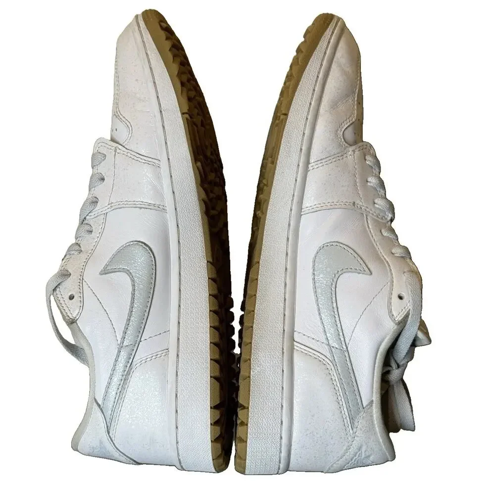 Nike Air Jordan 1 Low G Golf Men’s 11 White Pure Platinum Gum DD9315-111